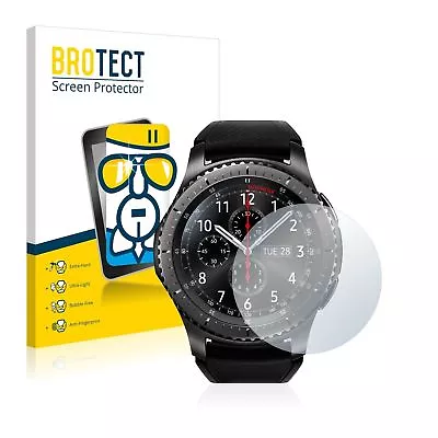 Samsung Gear S3 Frontier BROTECT® AirGlass® Premium Hard Glass Screen Protector • $29.44