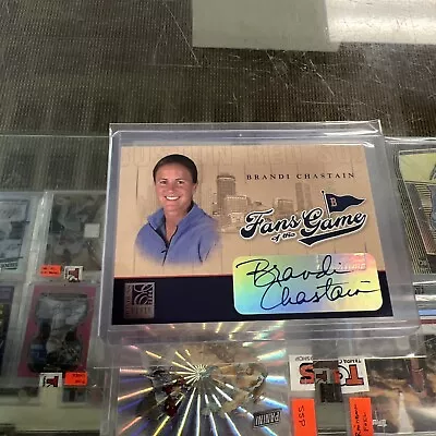 $39.99 • Buy Fans Of The Game Auto Card: Brandi Chastain - Autograph Usa Soccer World Champ