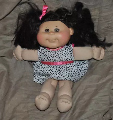 CPK Cabbage Patch GIRL 1978 2015 OAA WCT 53K Xavier Roberts 14  Black Hair Dress • $26.59