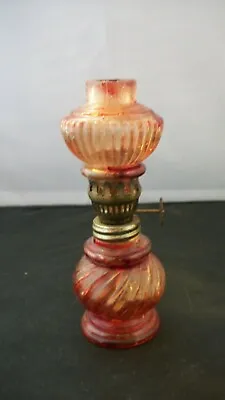 Vintage Miniature Red Oil Lamp  • $12