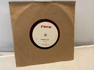 $3 • Buy Voco V-17 Brahms Lullaby/Rockabye Baby 1949 7  78 RPM Red Color Disc