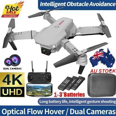 $34.09 • Buy 1/3Batteries Drone X Pro 4K HD Selfie Camera WIFI FPV GPS Foldable RC Quadcopter