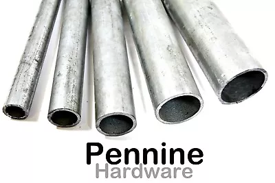 GALVANISED ROUND TUBE Excellent Range Of Sizes Available  Bandsaw Cut Lengths • £13.75