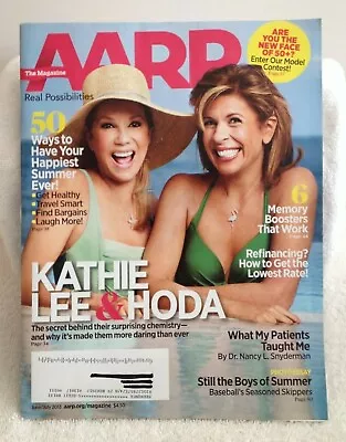 AARP Jun./Jul. 2013 KATHIE LEE & HODA - 50 Ways To Have Happiest Summer Ever • $5.19