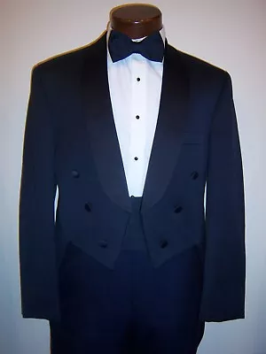 NAVY BLUE FORMAL TUXEDO TAIL COAT By After Six -  Most Men's Sizes  • $89.99
