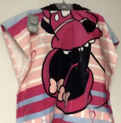 NWT Disney Minnie Mouse Hooded Towel Beach Poncho Style New • $22.50