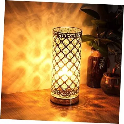 Crystal Table Lamp Touch Control Dimmable Accent Desk Lamp Bedside Modern  • $40.50