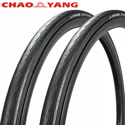 Chao YANG 2Pack Road Bike Tire Set Clincher Foldable Bicycle Tire 120PSI 700x23C • $34.99