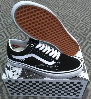 Vans Skate Old Skool Shoe Black/White Mens Size 11.5 • $57.95