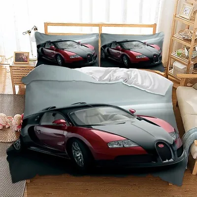 Quilt/Doona/Duvet Cover Set Single/Double/Queen/King Size Bed Pillow Cases • £18.40