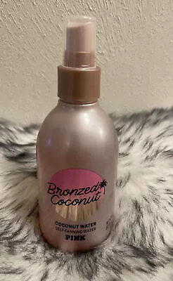 VICTORIAS SECRET PINK BRONZED COCONUT SELF TANNING WATER 8 Oz 236ml Ne🦋 • $18.99