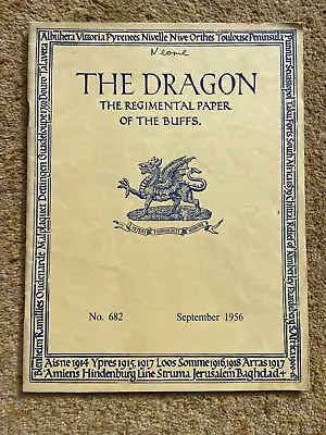 Original The Dragon Regimental Magazine East Kent Regiment The Buffs Sept 1956 • £4.99