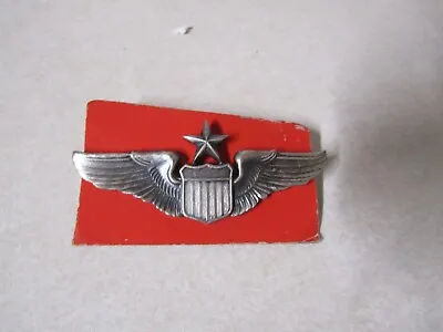 Us Military Insignia Medal Badge Full Regulation Size Senior Pilot Wings Dull • $9.99