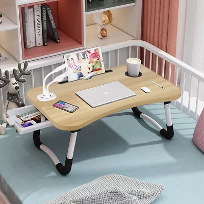 Laptop Desk Adjustabl Folding Lazy Table Stand Lap Sofa Bed Tray Notebook Picnic • £14.94