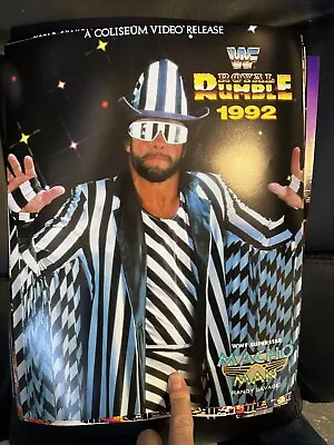 11x14 Macho Man Randy Savage Coliseum Video Exclusive Poster 1992 Royal Rumble • $2.25
