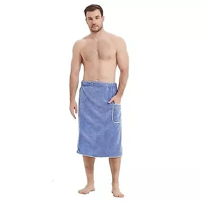 Towel Wrap For MenShower Towel Wrap After Bath Mens Quickly Dry Microfibre B... • $35.68