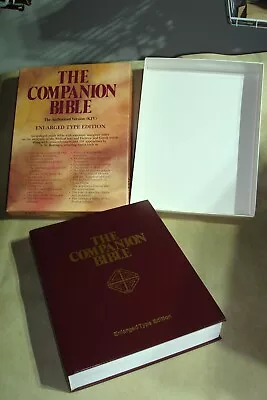 The Companion Bible Enlarged Type Edition Kregel Publications KJV 1999 Bullinger • $65