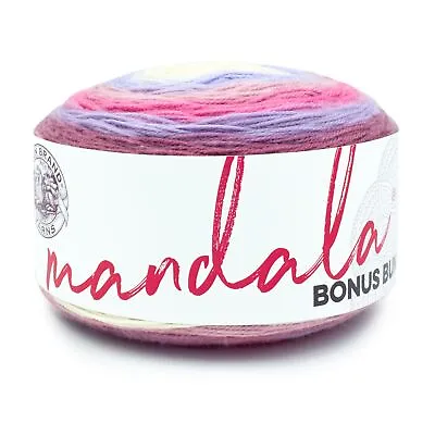 Lion Brand Mandala Bonus Bundle Yarn-Wood Nymph 125-200 • £19.46