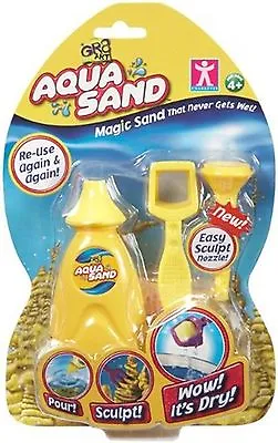 Aqua Sand Under Water Magic Coloured Play Sand For Water Set Never Gets Wet  • £6.99