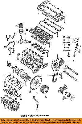 MAZDA OEM 90-05 Miata Engine Engine Parts-Outer Timing Cvr Gasket B61P10513 • $6.89