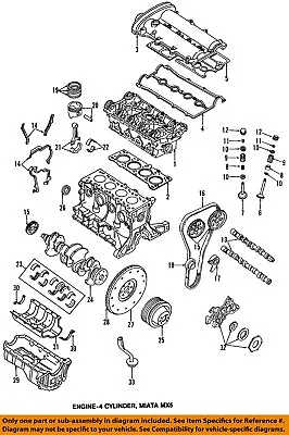 MAZDA OEM 90-05 Miata Engine Engine Parts-Outer Timing Cvr Gasket B61P10514 • $10.73