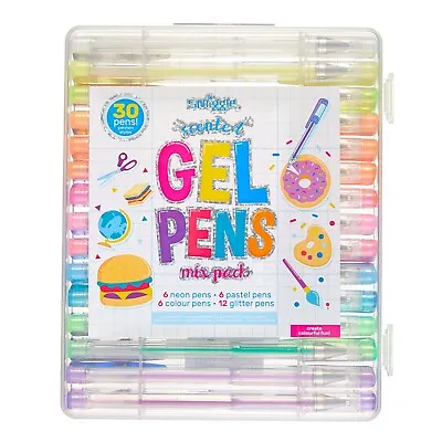 £17.99 • Buy Smiggle Scented Gel Pens X 30 Colours Neon Paste Glitter Stocking Filler Gift