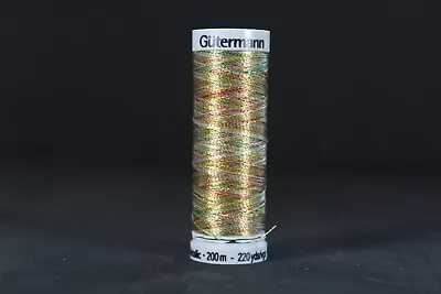 Gutermann Sulky Metallic Embroidery Thread 200m VARIOUS COLOURS • £3.86