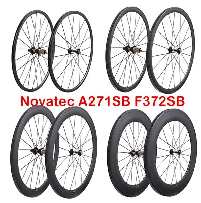 Carbon Wheels With Novatec A271SB F372SB V-brake Hub 20/24 Hole For Road Bicycle • $370.98