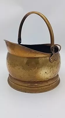 Vintage Brass Large Fireside Coal Scuttle Bucket Kindling Fireside  • £20