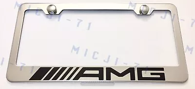 AMG Mercedes Benz Stainless Steel License Plate Frame Holder Rust Free • $11.95