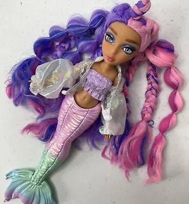 Mermaze Mermaidz Color Change Kishiko Doll Pink Purple Hair Mermaid Articulated • $14.99