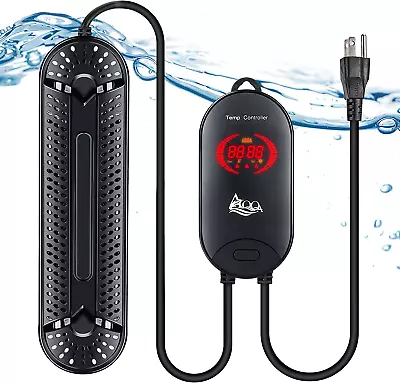 Aquarium Heater 800W For 80-220 Gallon Submersible Fish Tank Heater For Aquarium • $83.61