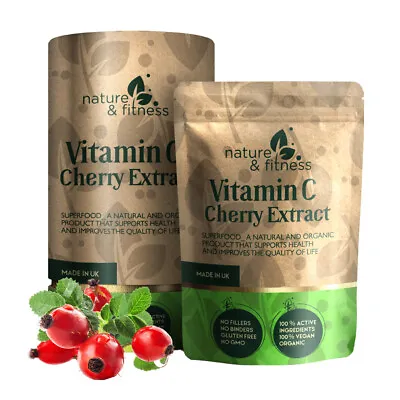 Vitamin C Plus Zinc  Acerola Cherry Capsules • £40.99