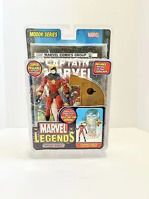 Marvel Legends Captain Marvel Modok Series BAF Action Build A Figure Toy Biz New • $24.97