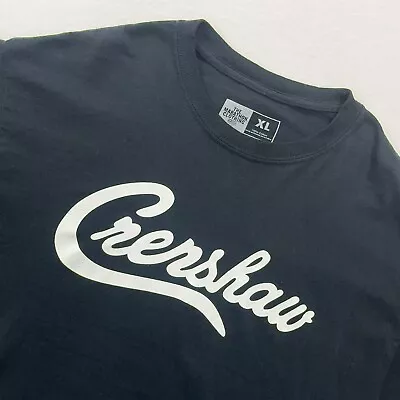 The Marathon Clothing TMC Nipsey Hussle Crenshaw Black T Shirt Mens XL • $19.99