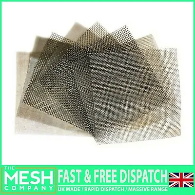 Heavy Duty Strong Course Fine Very Fine SS316 Grade Woven Wire Mesh • £8.99