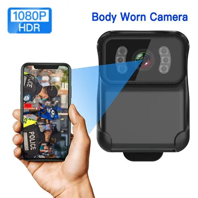 $37.37 • Buy Portable Police Mini Body Worn Camera Night Vision HD 1080P For Travel Security