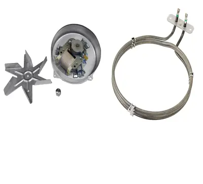 RANGEMASTER 55 90 110 XT90 Toledo Elan Cooker 2500W FAN OVEN ELEMENT & MOTOR SET • £44.95