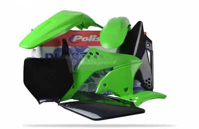 Polisport Kawasaki Plastic Kit Kxf250 Kx250f Fenders Shrouds Plates 06 07 90113 • $128.73