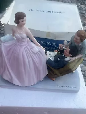 1979 NORMAN ROCKWELL MUSEUM FIGURINE  SWEET SIXTEEN   With C.O.A. • $40