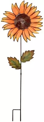 Sunflower Decor Metal Yard Art Decor Outdoor Garden Decoration For Patio... • $24.99