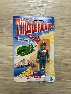 RARE NEW Carded Vintage 1992 Gordon Tracy 3.5  Thunderbirds Matchbox Figure. • £22.95