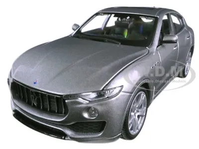 Maserati Levante Silver 1/24 Diecast Model Car By Bburago 21081 • $19.49