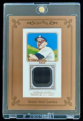 2010 Topps 206 Mickey Mantle Old Mill Mini Framed Relic SSP • $225