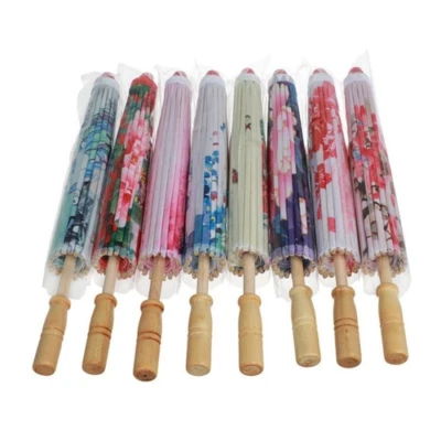 $53.69 • Buy Art Umbrella Chinese Silk Cloth Classic Style Umbrella Oil Paper Painted Parasol