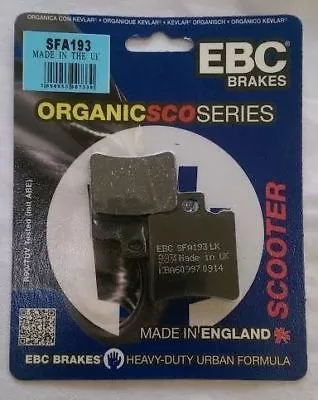 MALAGUTI  Phantom 100 F12 1999-03 Front Disc Brake Pads EBC SFA193 • $11.75