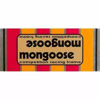 Mongoose - 1980 Motomag Gold W/red Wrap Decal Set - Old School Bmx • $35.52