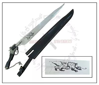  Functional Squall Gunblade Revolver Cosplay Gunblade Sword Replica With Sheath • $59