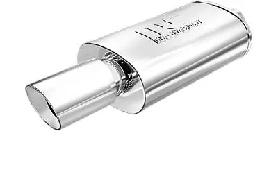 MagnaFlow Stainless Steel 5X8 SINGLE Street MUFFLER 2.25  In/4  Out #14829 • $249.93
