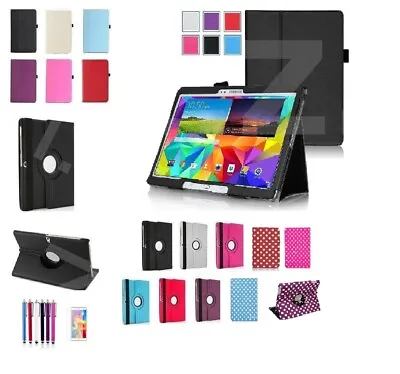 PU Leather Case Cover Stand For Samsung Galaxy Tablets 7/8/8.4/9.6/9.7/10.1/10.5 • £7.99